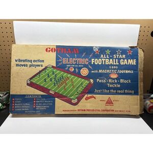 Vintage 1958 Gotham G-880 All-Star Electric Football Game Working w/ Box